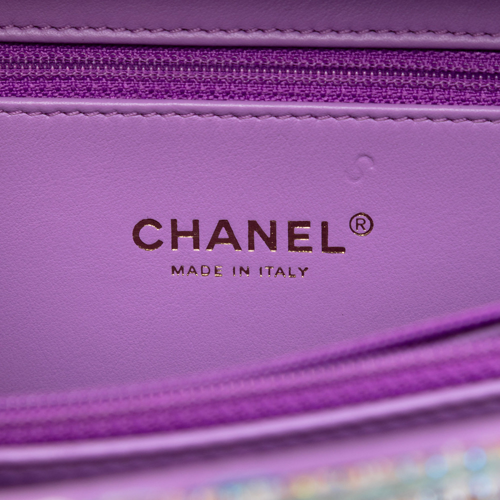 Pre-Loved Chanel Small Tweed CC Filigree Vanity Case - Picture 5 of 8